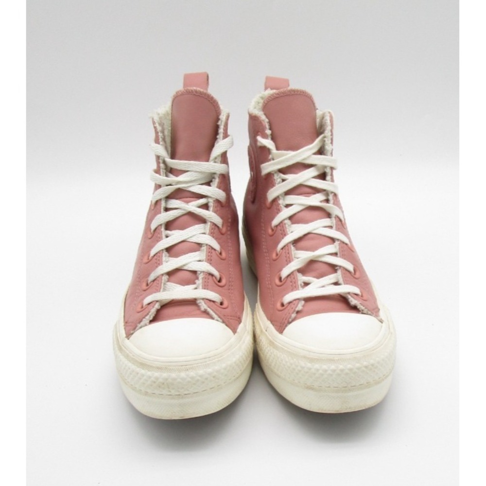 Converse A04256C Chuck Taylor All Star Hi Lift Leather Sneaker Womens US 7.5 - Picture 7 of 11